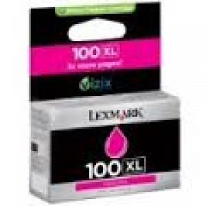 Cartus LEXMARK 100XLM, Original, Magenta, Inkjet